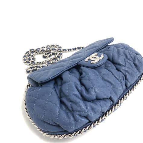 chanel chain around bag blue|Chanel chain bag look alike.